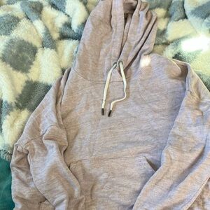 A New Day Tan and Purple Hoodie Sweatshirt